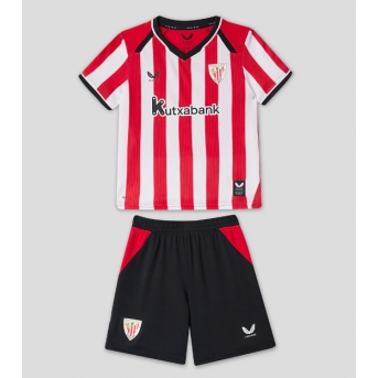 Billige Fotballdrakt Athletic Bilbao Replika Hjemmedraktsett Barn 2026-27 Kortermet (med bukser)